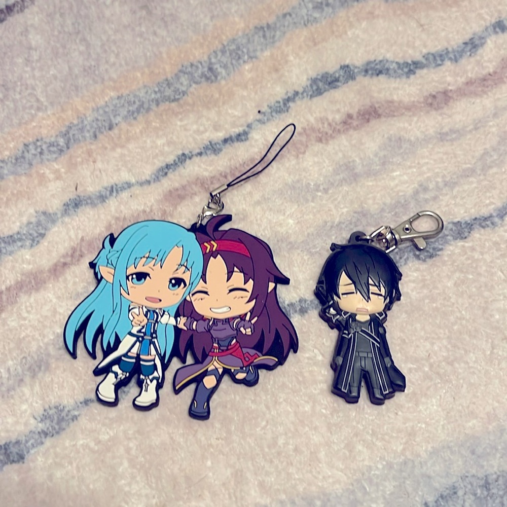 Sword Art Online keychains!
